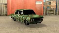 VAZ 2106 Limousine Camouflage für GTA San Andreas