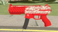 Submachine Gun MK2 (Red Woodlums) pour GTA San Andreas