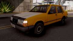 Volvo 460 Yellow Stock pour GTA San Andreas