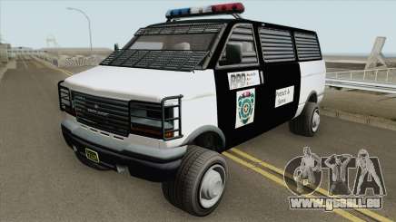 Declasse Burrito Police Transport R.P.D IVF pour GTA San Andreas