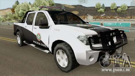 Nissan Frontier - Polícia Civile RJ pour GTA San Andreas