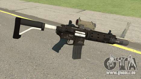 Carbine Rifle V2 Silenced, Tactical, Flashlight pour GTA San Andreas