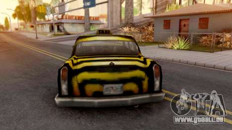 Zebra Cab from GTA VC pour GTA San Andreas