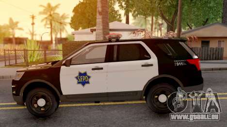 Ford Explorer 2016 SFPD pour GTA San Andreas