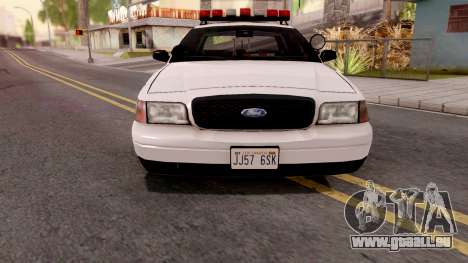 Ford Crown Victoria NOOSE Cruiser SA Style pour GTA San Andreas