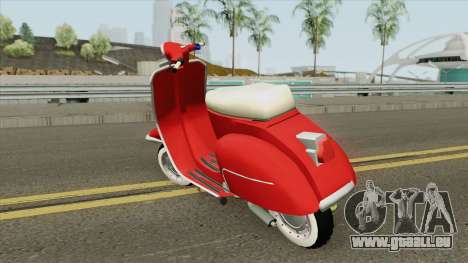 Vespa 150SS Red Style pour GTA San Andreas