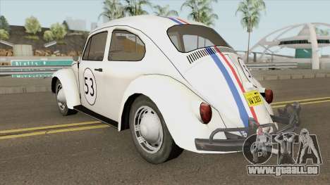 Volkswagen Beetle 1968 Herbie pour GTA San Andreas