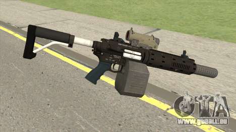 Carbine Rifle GTA V V1 (Silenced, Tactical) für GTA San Andreas