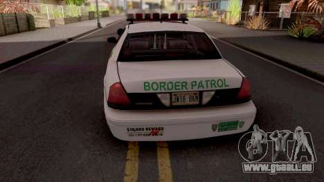 Ford Crown Victoria Border Patrol SA Style pour GTA San Andreas