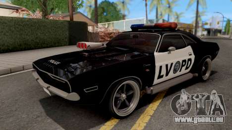 Dodge Challenger 1970 Police LVPD pour GTA San Andreas