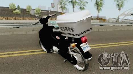 Honda Super Cub Police Version A pour GTA San Andreas