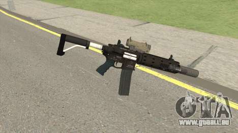 Carbine Rifle V3 Silenced, Tactical, Flashlight für GTA San Andreas