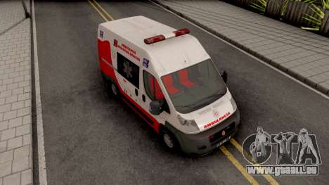 Fiat Ducato Ambulancia de Proteccion Civil pour GTA San Andreas