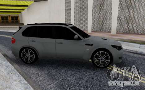 BMW X5M E70 with M5 E60 face pour GTA San Andreas
