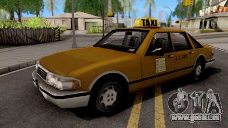 Taxi GTA III Xbox pour GTA San Andreas