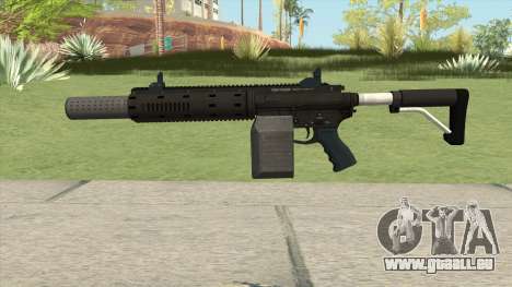 Carbine Rifle GTA V Silenced (Box Clip) pour GTA San Andreas