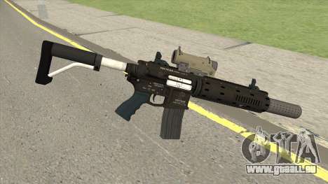Carbine Rifle GTA V V2 (Silenced, Tactical) pour GTA San Andreas