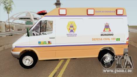 Mercedes-Benz Sprinter Ambulance (Defesa Civil) für GTA San Andreas
