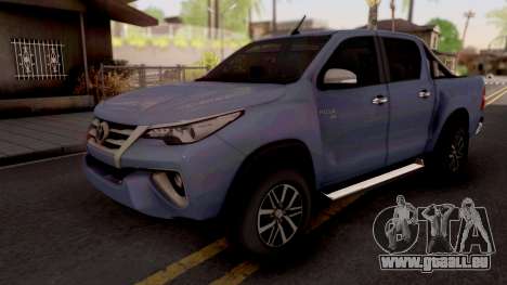 Toyota Hilux Front Fortuner 2018 pour GTA San Andreas