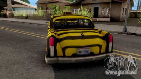 Zebra Cab GTA VC Xbox pour GTA San Andreas