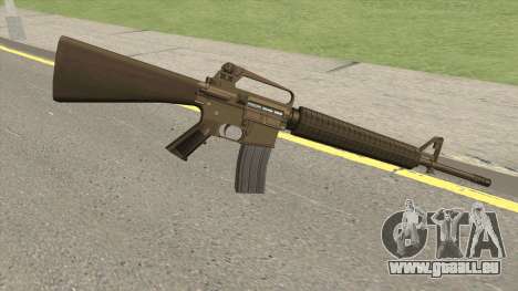 M16A2 Full Desert Camo (Stock Mag) für GTA San Andreas