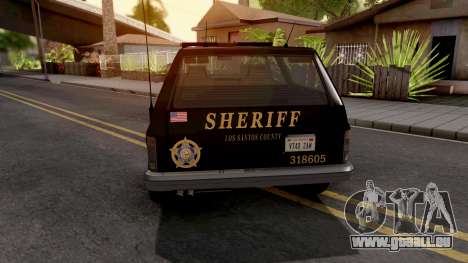 GTA IV Declasse Sheriff Rancher SA Style pour GTA San Andreas