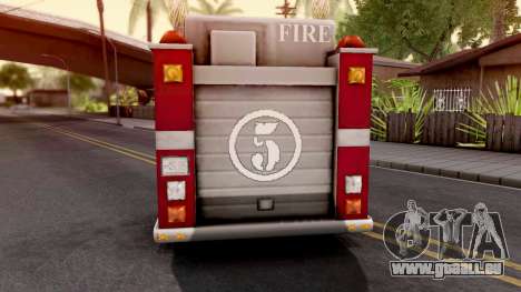 Firetruck GTA III Xbox pour GTA San Andreas
