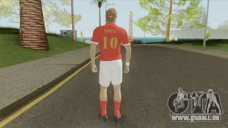 Totti (Legend) From Pro Evolution Soccer 2019 pour GTA San Andreas