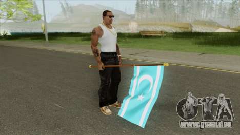 Iraqi Turkmen Flag für GTA San Andreas