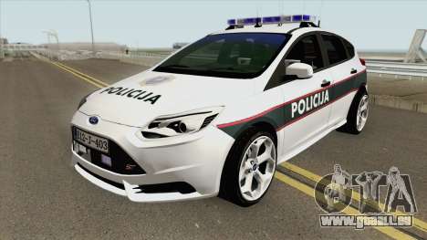 Ford Focus ST 2013 BiH Policija für GTA San Andreas