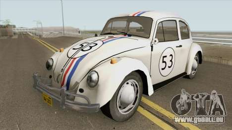 Volkswagen Beetle 1968 Herbie für GTA San Andreas