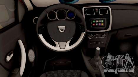 Dacia Logan 2 2016 Lightning Mcqueen v1 pour GTA San Andreas
