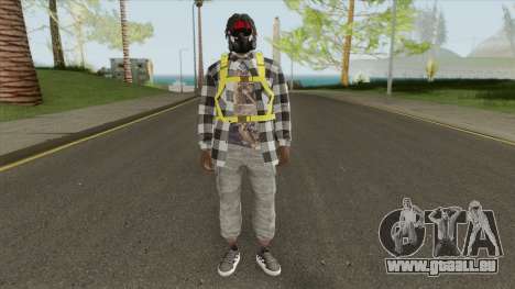Black Guy Skin V3 pour GTA San Andreas