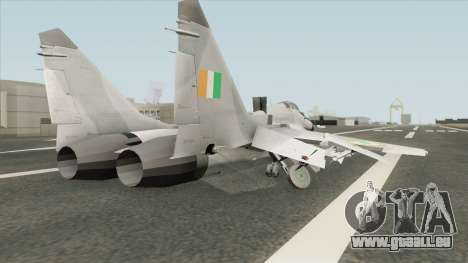 MiG-29 Indian Air Force pour GTA San Andreas