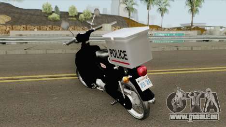 Honda Super Cub Police Version B pour GTA San Andreas