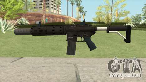 Carbine Rifle GTA V V2 (Silenced, Flashlight) pour GTA San Andreas