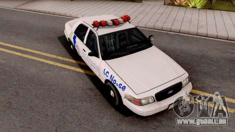 Ford Crown Victoria NOOSE Cruiser SA Style pour GTA San Andreas