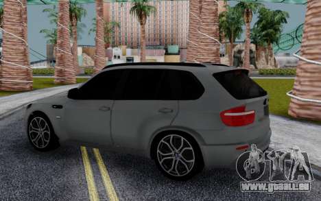 BMW X5M E70 with M5 E60 face pour GTA San Andreas