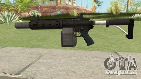 Carbine Rifle GTA V V1 (Silenced, Flashlight) für GTA San Andreas