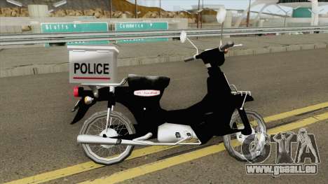 Honda Super Cub Police Version B für GTA San Andreas