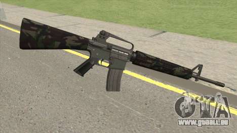M16A2 Partial Forest Camo (Stock Mag) pour GTA San Andreas