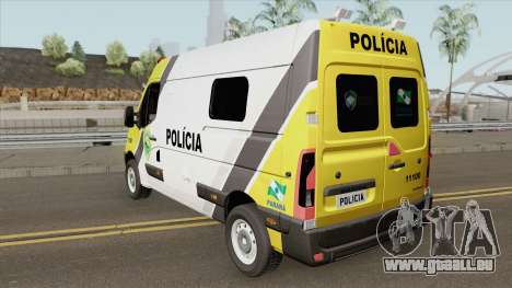 Renault Master 2017 (Policia Militar Do Parana) pour GTA San Andreas