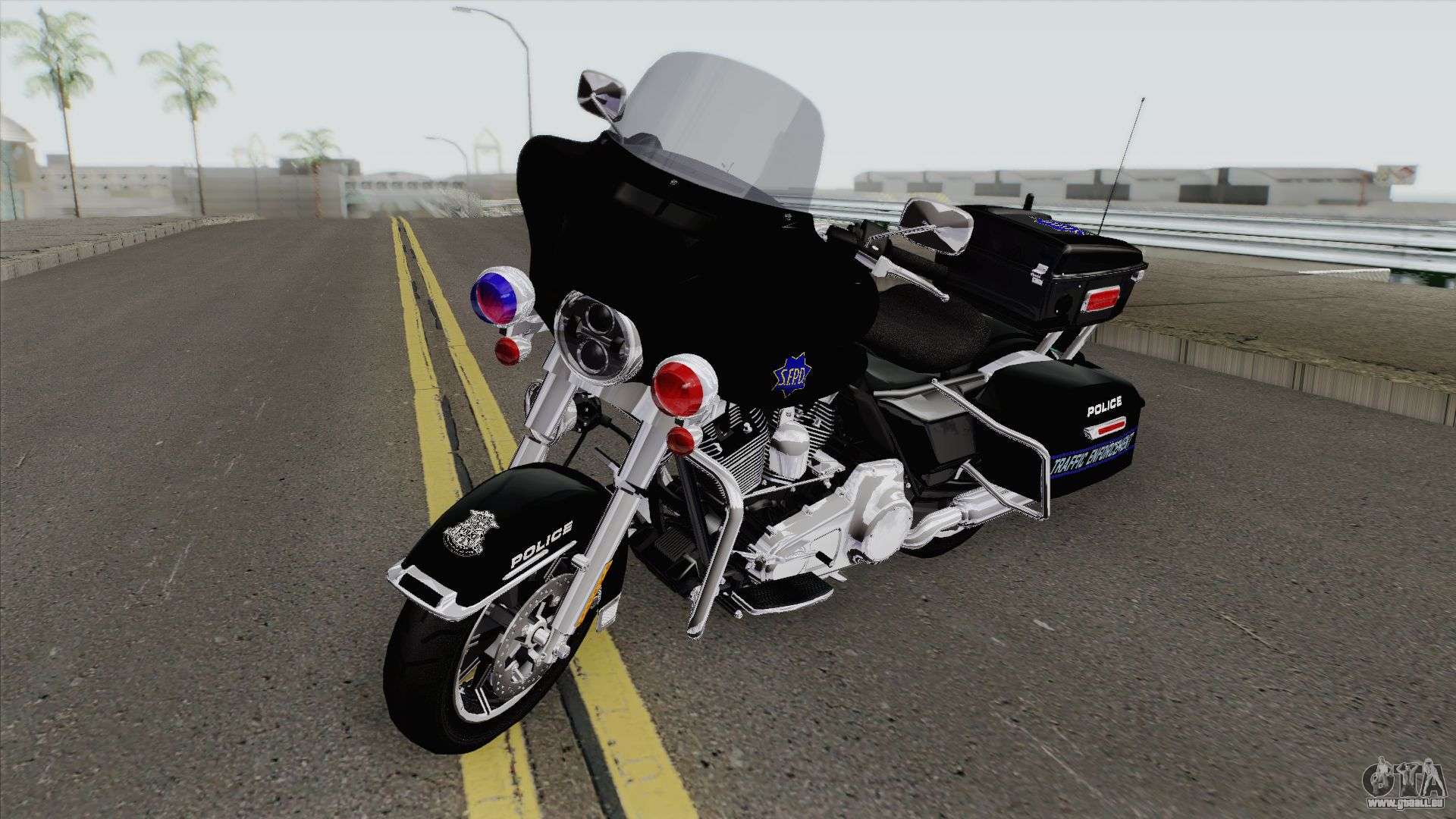 Harley Davidson Flhtp Electra Glide Police 2 Fur Gta San Andreas