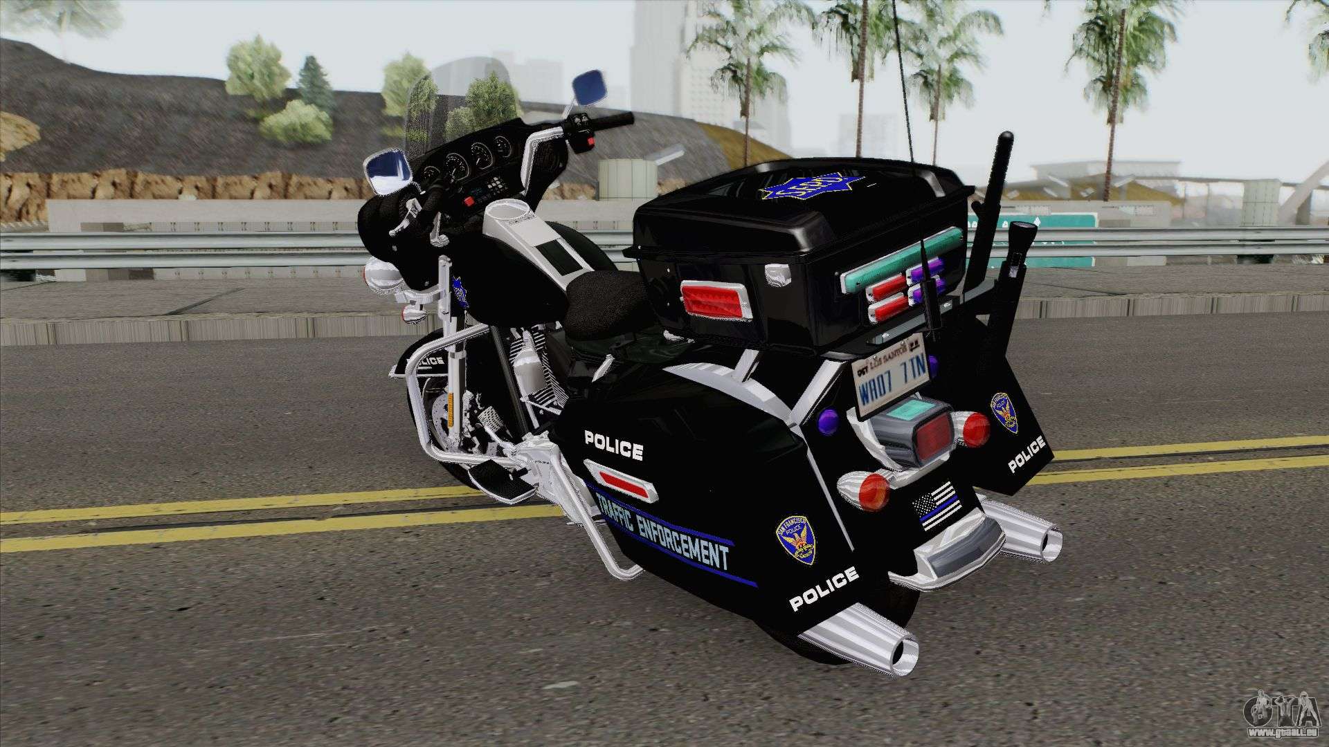 Harley Davidson Flhtp Electra Glide Police 2 Fur Gta San Andreas