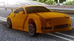 Nissan 350z Yellow für GTA San Andreas