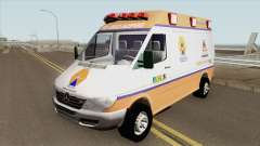 Mercedes-Benz Sprinter Ambulance (Defesa Civil) pour GTA San Andreas