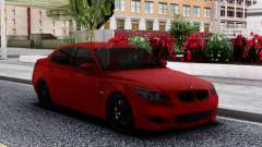 BMW M5 E60 Sedan Red pour GTA San Andreas