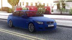 BMW M5 E60 Sedan Blue pour GTA San Andreas
