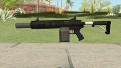 Carbine Rifle GTA V Silenced (Box Clip) pour GTA San Andreas