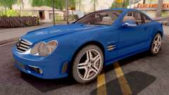 Mercedes-Benz SL65 AMG Blue für GTA San Andreas